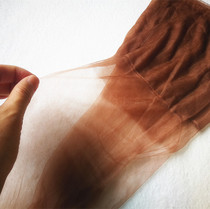 Light luxury 0D ultra-thin pure nylon non-elastic silky silk stockings European and American retro thigh socks