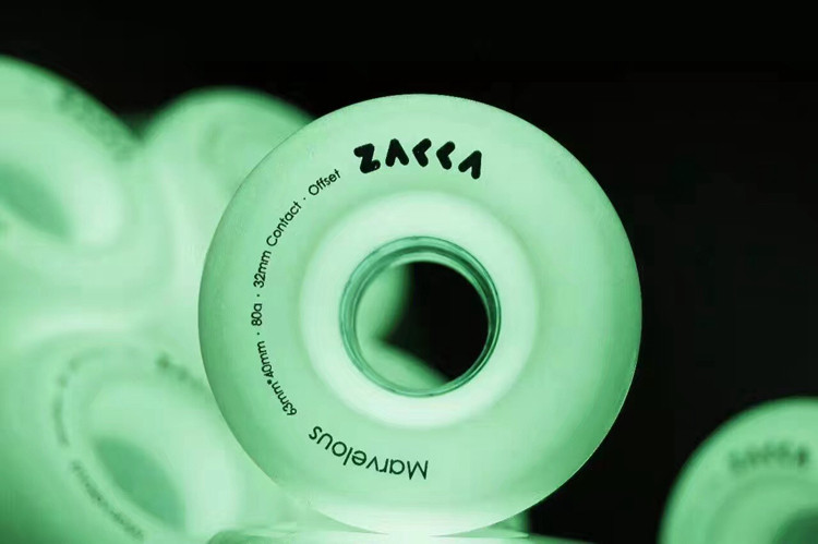 #Saturn Longboard Shop# Zakka Marvelous Wonder Wheel Flat Flower Slide Weapon Luminous Longboard Wheel