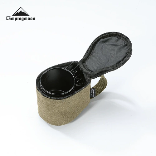 Черный портативный бокал для кемпинга из нержавеющей стали, стопка