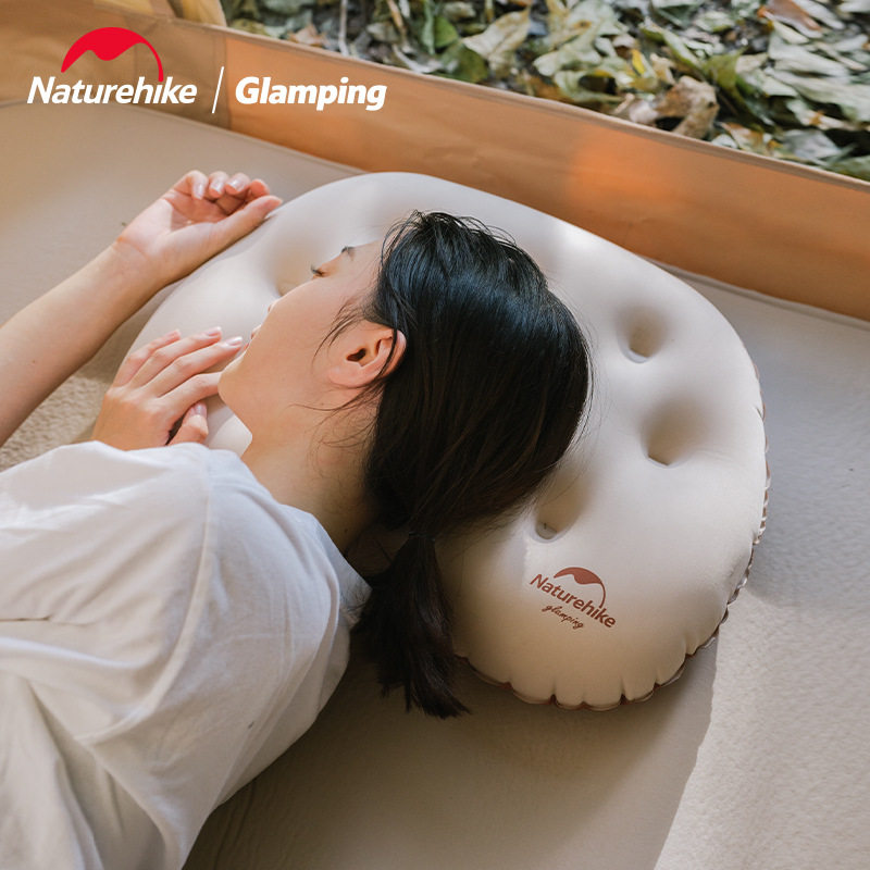 Naturehike Naturehike Sponge quiet inflatable pillow portable camping hoverboard pillow