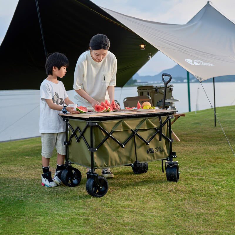 S2 Cloud - inter - folding cart folded large capacity trailer to carry outdoor camp car household car car