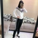 Quần áo mùa thu cha mẹ trẻ em 2018 phiên bản Hàn Quốc mới của mẹ chồng thủy triều quần dài tay hai dây phù hợp với áo thể thao hải quân