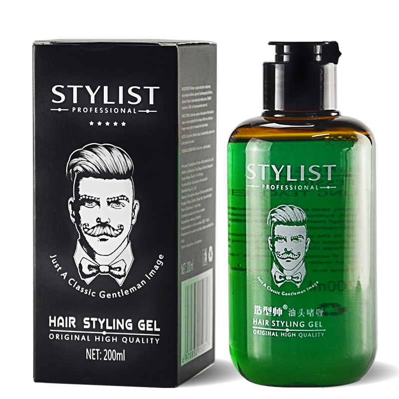 Vintage oil cream men's back gel Water cream moisturizing hair wax Hair styling hair gel Hair oil Big back gel