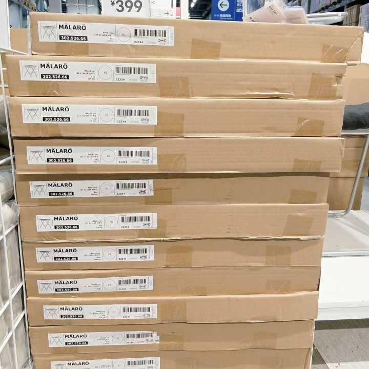 9kg mua trong nước IKEA Meralo bàn ghế ngoài trời ban công có thể gập lại gỗ rắn di động bàn trắng - Bàn bàn học gấp thông minh
