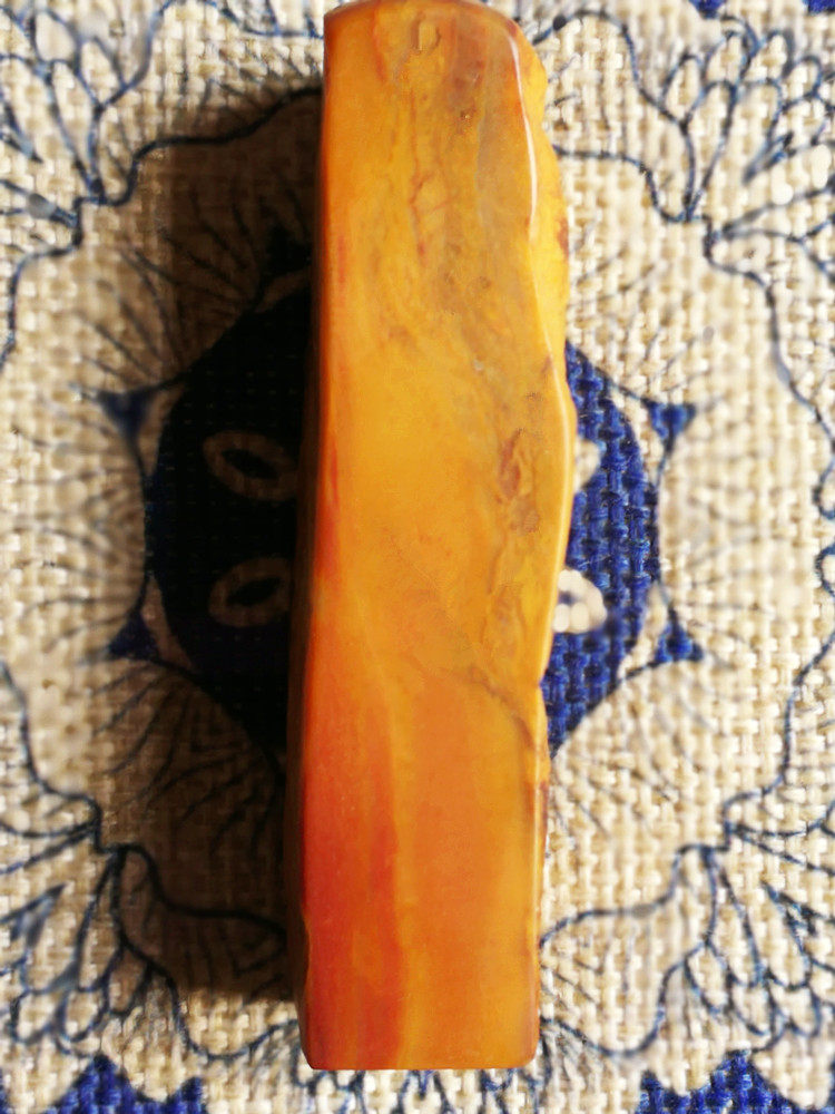 Natural Changhua Name Guitian Yellow Stone Stones Seal Seal Engraving Soft Bottom With Shippin Ballin Shoushan Laotian Yellow Stone