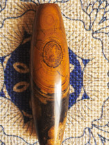 The Mondays Pearl Nine Eye Page Rock Treasure Large Size (Golden Buddha Tianzhu Chicken Oil Yellow Alla Good Eye Raw Stone