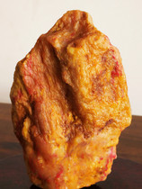 Natural Changhua Tianhuang chicken blood stone original stone ornaments (good luck nephrite bottom Bahrain Shoushan Laos Tianhuang stone