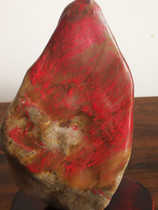 Natural Changhua Tianhuang frozen chicken blood stone (red and red) ornaments soft steel bottom Bahrain Shoushan Laos Tianhuang stone