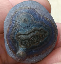 Retool Mongolia Allaghan eye original stone Violet gobi stone < to revered Buddhist Buddha > Mondays beads