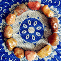 Perfect for Zhen Allah Good name Guiite collection of jade Jade Ice Bold Tattoo Old Leather Open Pieces Hand Strings Eye Raw Stone Fish Seed Agate