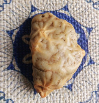 Mongolian Allagoodness fish seed gluten vein Bloodstream Snowflake Gecchiishi Stone Agate Pendant Necklace Snowflake Eyes Original Stone