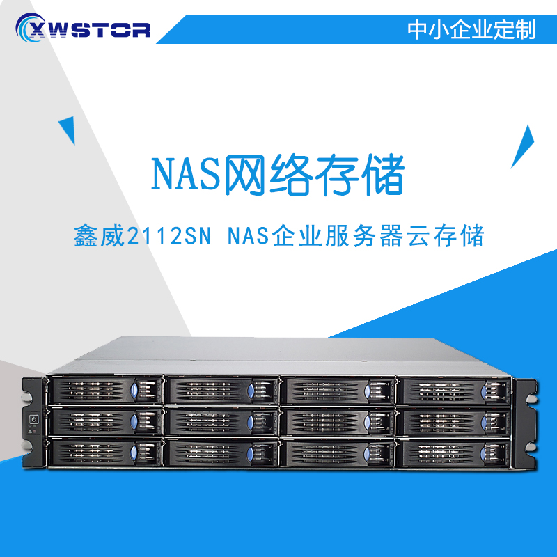 Network video surveillance storage server Xinwei 2112SN enterprise storage NAS IP-SAN network storage