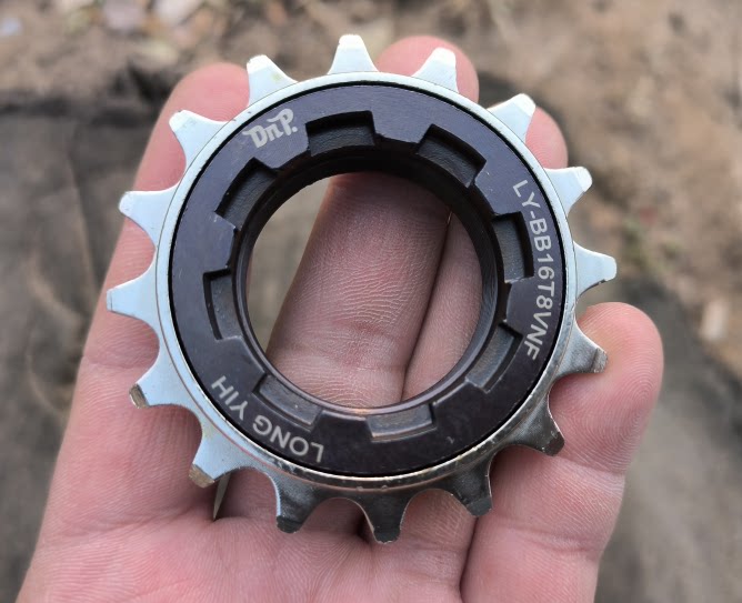 Taiwan DNP single speed Flywheel dead flying bike converted to live flyly bike flywheel 16T live flywheel 34MM-Taobao