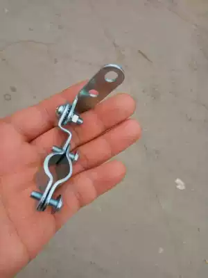 Retro large front lamp holder grinding lamp motorcycle lamp bracket induction lamp holder Bicycle LED headlight bracket