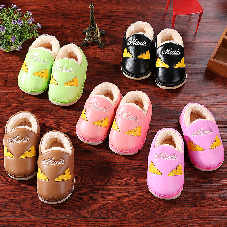 Pantoufles enfants en autre pour hiver - semelle caoutchouc - Ref 1010101 Image 30