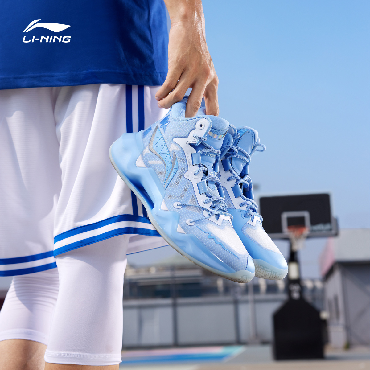 Li Ning Beng Beng Basket Sneakers Leedged 2 neutrals Real combat sneakers new light play for men's sports shoes ABAR087