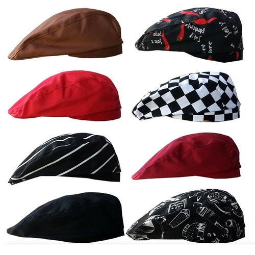 Рабочий берет подходит для мужчин и женщин, рабочая кепка для отеля, делается под заказ, с печатью вашего логотипа