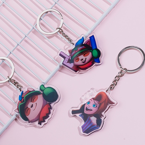 Подвески League of Legends, подвески Лиги Легенд, слабая экранизация для ключей LOL Cartoon, смешные украшения SLAS 7 уровней собачьи карты