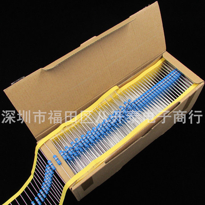 Copper foot metal film Precision Color ring resistance 51 Ohm 1% 2W 51R 100 11 yuan