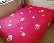 Sheet cloth 60 tribute satin quilt cover single piece long staple cotton bed four piece set of cotton European pure cotton custom