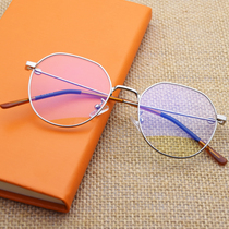 Professional Soundproofing 1 56 resin sheet Anti-Blu-ray glasses Mens discolored myopia Distant View Astigmatism Old Flowers Mirror Flat Mirror Woman