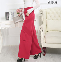 New Latin modern national standard dance wide leg pants pants Big Foot pants Big Foot pants pants Big Foot pants
