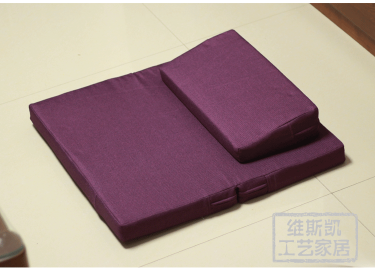 Thảm thiền kiểu Nhật Bản pad thiền pad vải có thể tháo rời và có thể giặt được thờ phượng Phật mat 跪 zen đệm mat đệm dày - Ghế đệm / đệm Sofa thảm trải ghế sofa