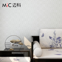 Maico Wall cloth New Chinese style modern simple retro Wall cloth background wall living room bedroom bedside seamless whole house light luxury