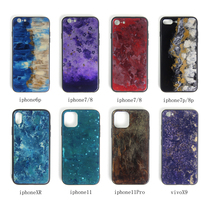 Large lacquer mobile phone case Chinese style a picture tempered glass Acrylic iPhone Huawei can be customized