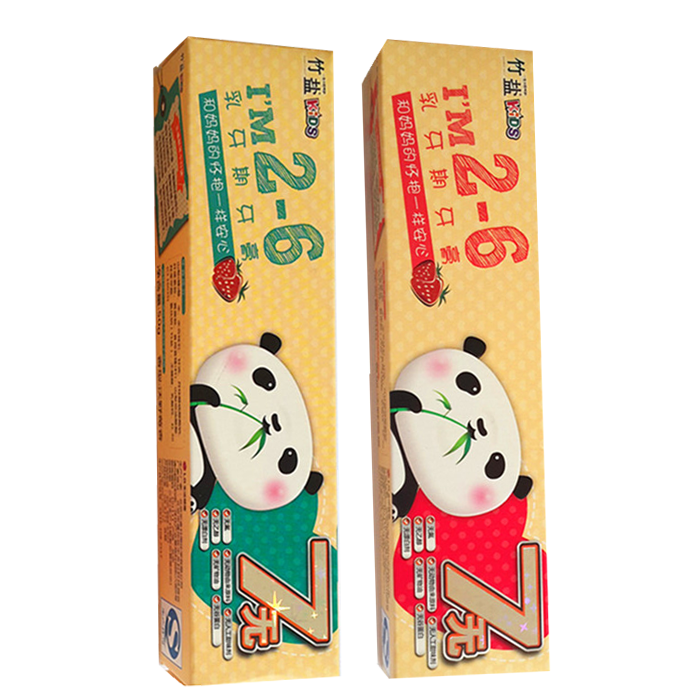Korea LG bamboo salt children's toothpaste 2 6 years old dairy teeth