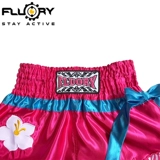 Fluore Fire Blood Muay Thai короткие штаны Sanda Fighting Fighting Training Competition Взрослые профессиональные боксерские штаны