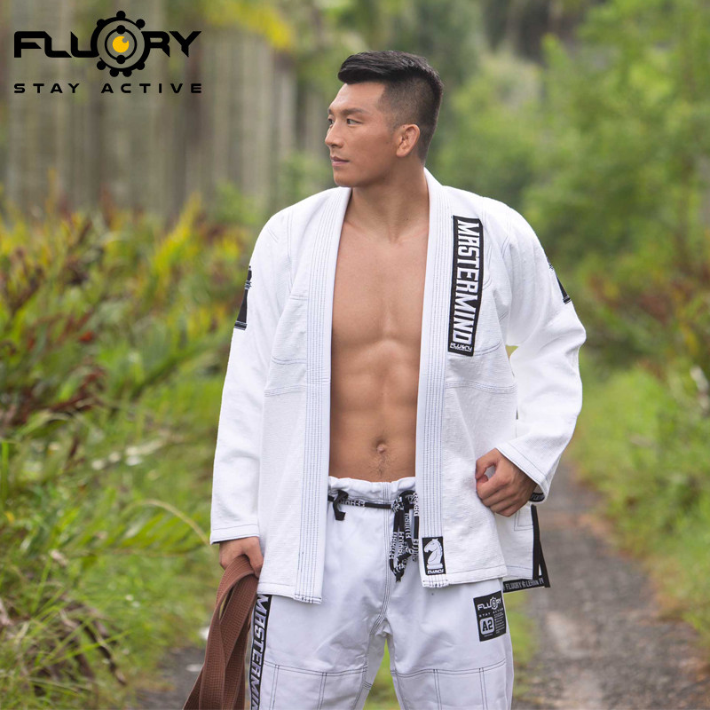 FLUORY fire barricade Brazilian jumpsuit BJJ GI Adult judo to serve male and female professional Wu Daofu
