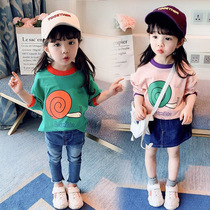 Spring and autumn childlike baby T-shirt male and female child beating undershirt full cotton long sleeve T-shirt 1-3-6-year-old child long sleeve T-shirt