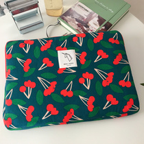 Korean Cherry Elephant Cartoon Contrast Design Handmade for Apple Laptop iPad Computer Customizable