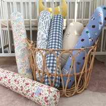 Korean Style Floral Plaid Cartoon Multifunctional Sleeping Sleeping Clip Leg Cylindrical Long Throw Pillow Removable Custom Size