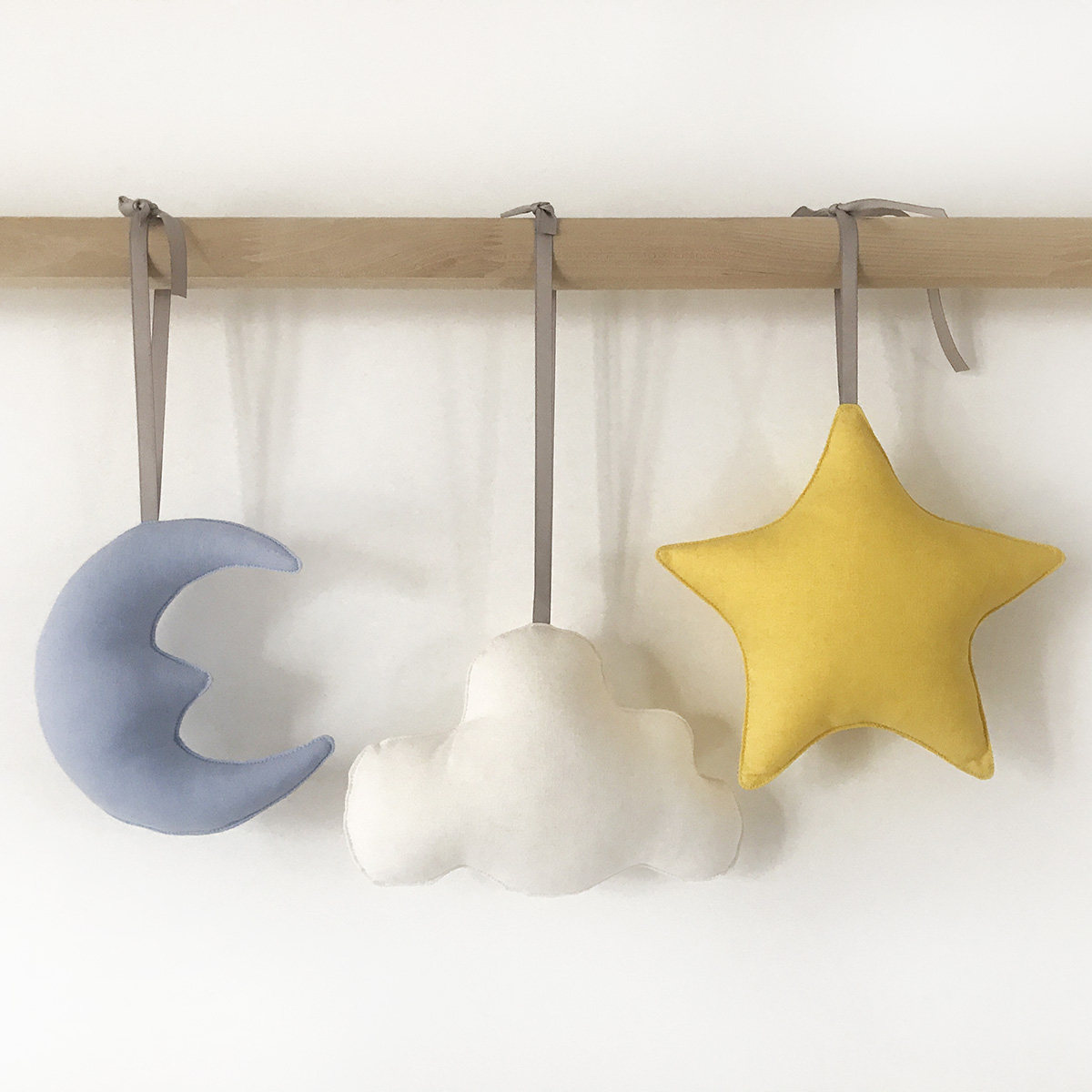 Cute creative children's room stars moon clouds home small objects wall curtain decorations hanging ornaments