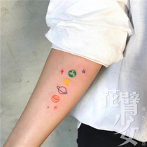Flower Arm Girl TATTOO 186 Hyun Yafeng Tattoo Stickers Moon Star Starry Sky Tattoo Stickers One Piece Two Groups