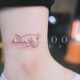Flower Arm Girl TATTOO X269 Cute Cat Small Fresh Tattoo Stickers 10 pieces per sheet