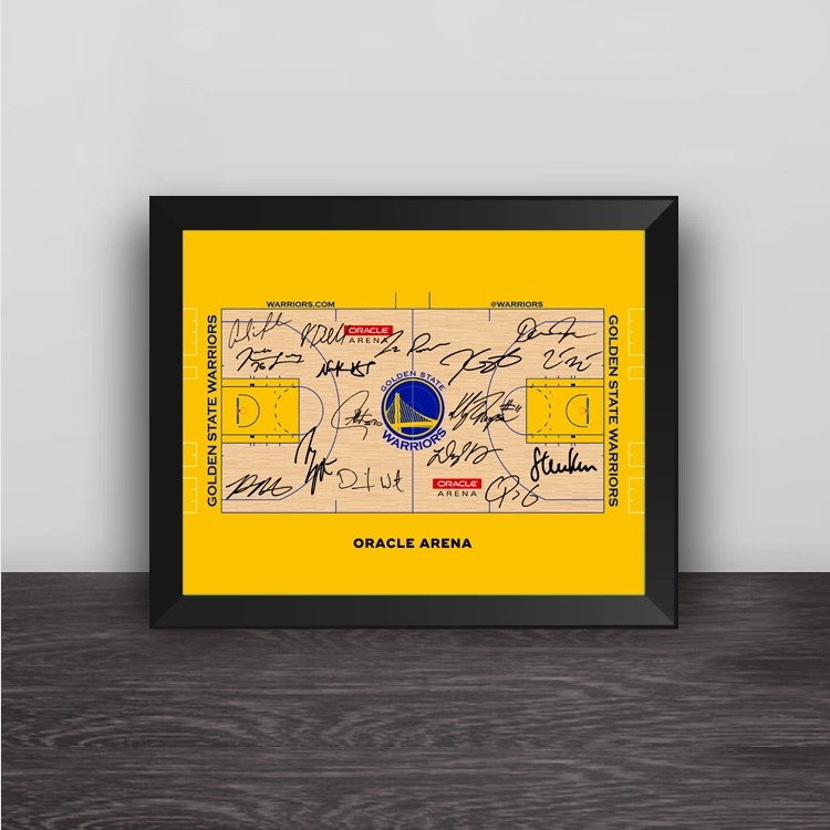 Cavaliers Warriors Celtic Arena model team autograph photo frame Irving Curry Harden fan gift