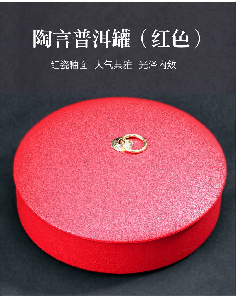 Tang Feng pu - erh tea box box tea cake home caddy fixings ceramic seal pot store tea POTS and POTS