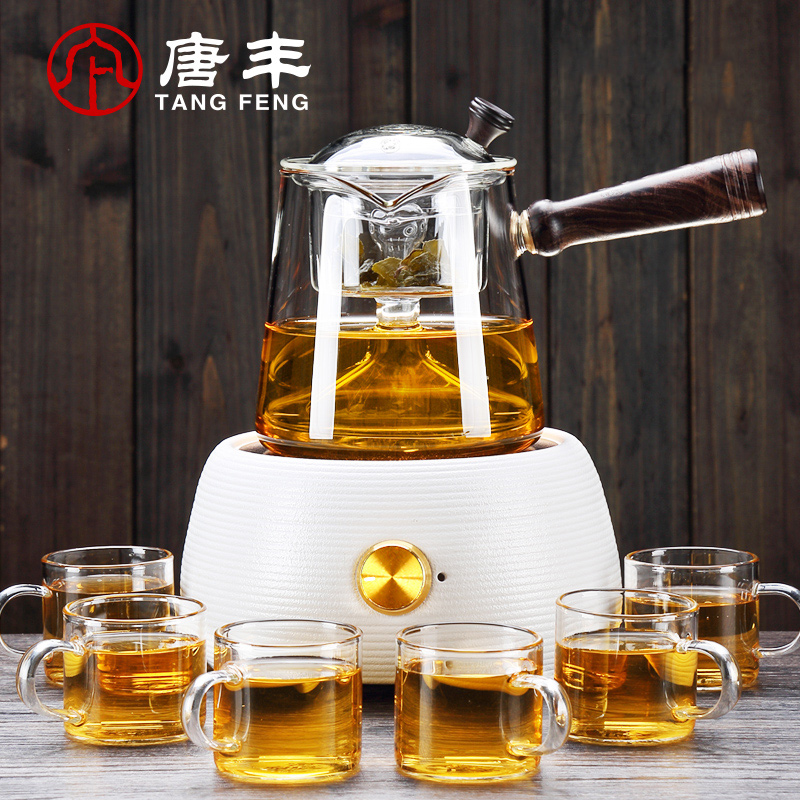 Tang Feng side pot teapot boiling heating electric TaoLu the teapot tea stove kung fu tea glass tea set