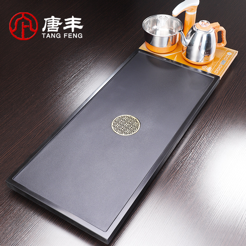 Tang Feng sharply stone tea tray was suit contracted automatic four unity machine domestic large - sized ceramic kung fu tea tea