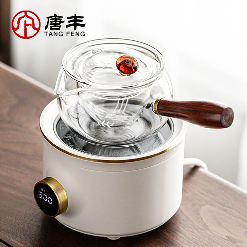 Tang Feng Boiling Tea Ware Glass Cooking Teapot Domestic Electric Pottery Stove Cooking Tea Stove Office Small Pu'er Black Tea Tea Maker