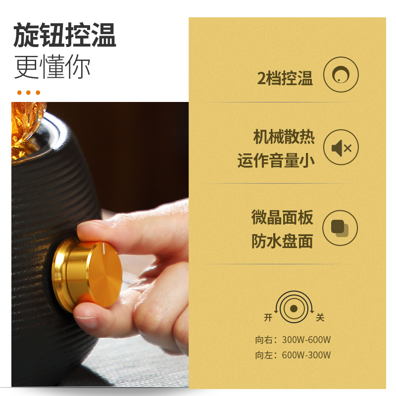 Tang Feng steam pot, small electric household transparent glass cooking pot to girder TaoLu boiling blisters teapot tea