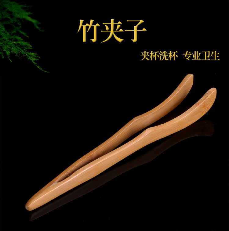 Clip trà trà clip clip trà clip nhíp trà tre clip trà clip gỗ tách trà giữ nhíp gỗ - Trà sứ bình ủ trà 10l