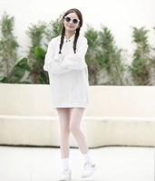 Белые флисовые очки, носки