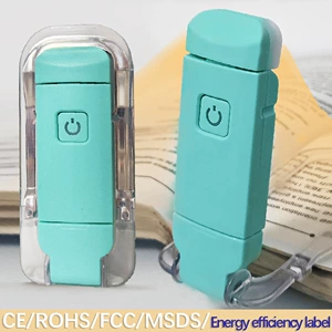 Популярная многофункциональная перезаряжаемая USB-держатель для карт, книжная лампа, музыкальная лампа для чтения, USB-лампа для чтения с сертификацией