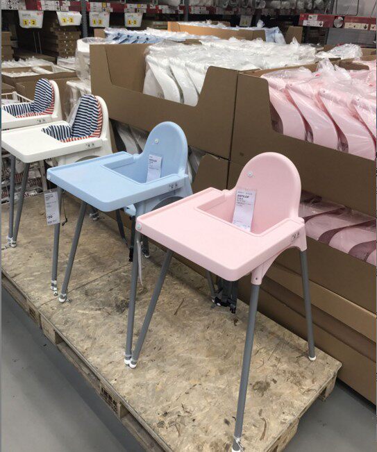 Domestic IKEA Andillo children's dining chair baby dining table chair baby seat safety chair high chair IKEA