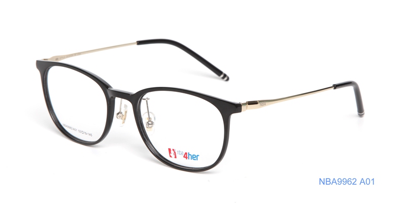 2017 New Model Full-Frame Tr90 Prescription Eyeglass Frame for Women Nba 9962