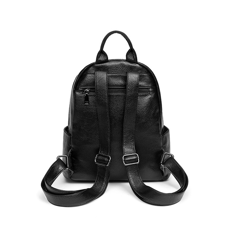 Kermanik 2020 Spring / Summer New 100 mềm da thời trang tinh khiết Đen cao Năng lực Shoulder Bag Cô gái